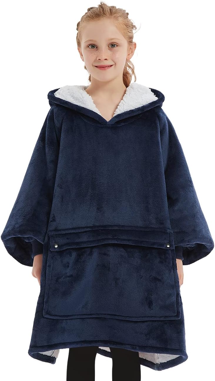 KFUBUO Wearable Blanket Hoodie for Adults With Pocket Sushi Hoodie