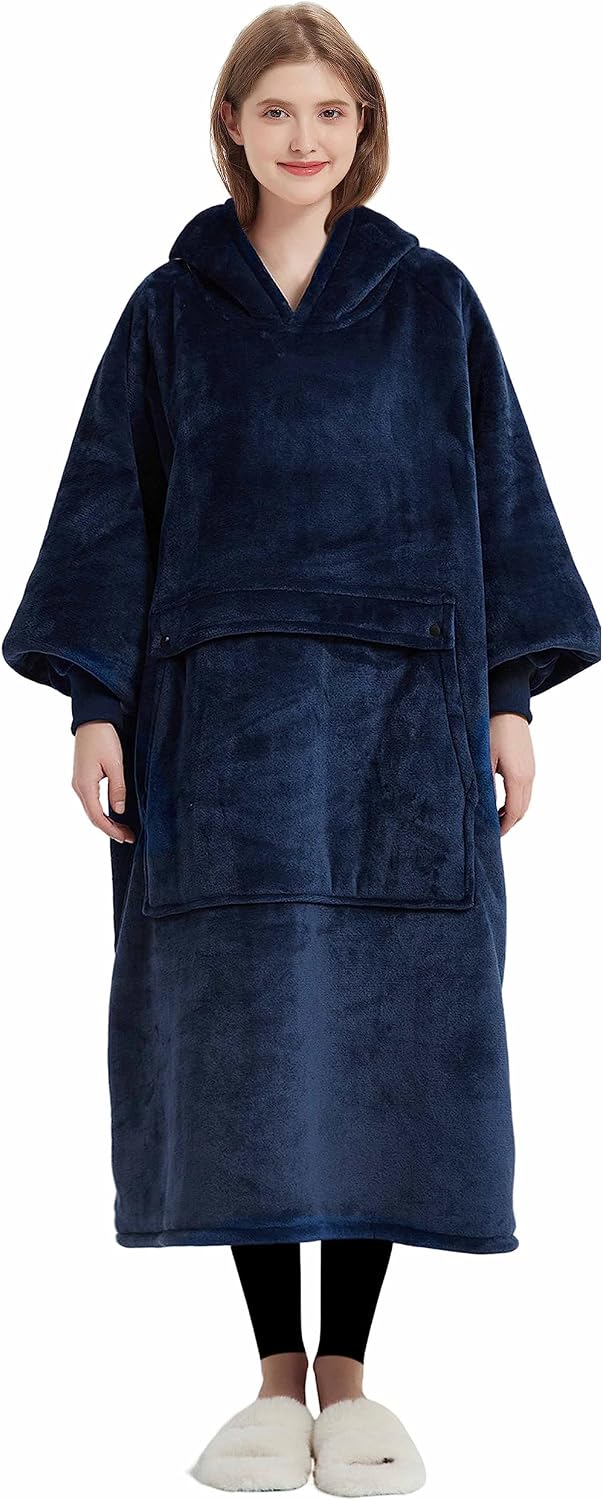 KFUBUO Wearable Blanket Hoodie for Adults With Pocket Sushi Hoodie