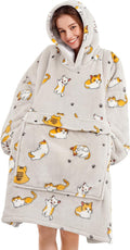 Narecte Cozy Oversized Hoodie Blanket Wearable Blanket for Adults