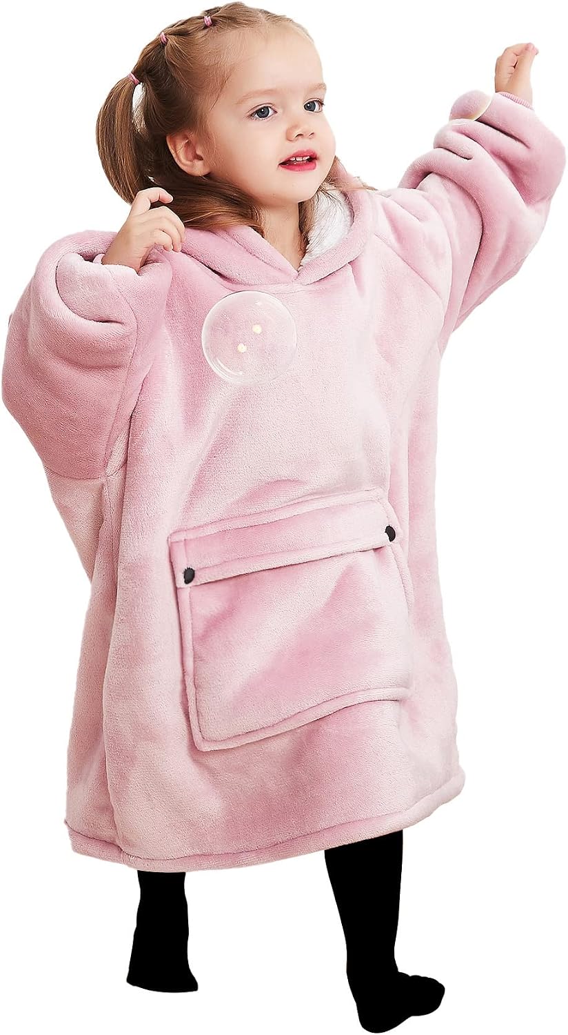 KFUBUO Wearable Blanket Hoodie for Adults With Pocket Sushi Hoodie