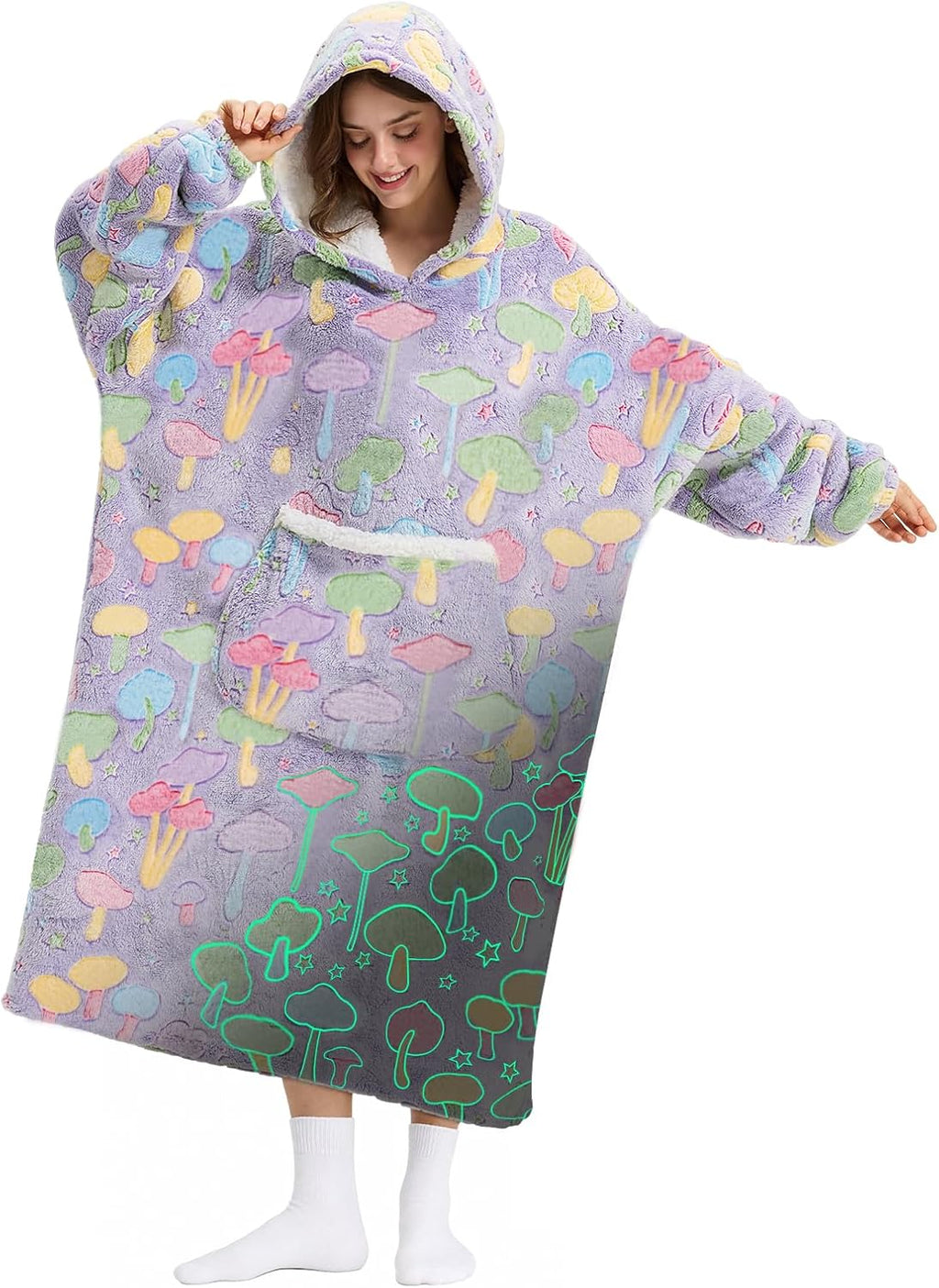 Wearable Blanket Hoodie Oversized Hoodie Christmas Birthday Gifts