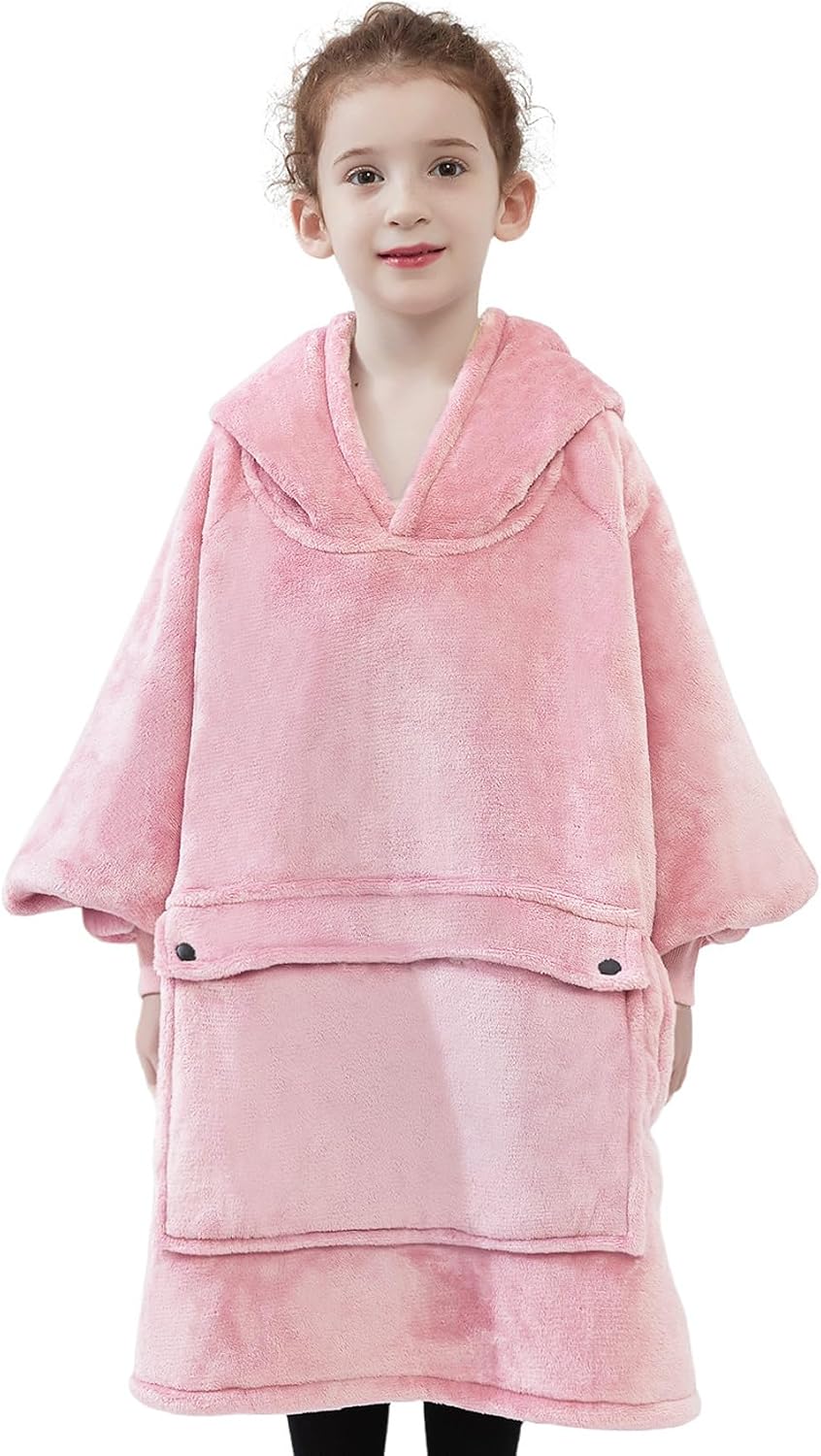 KFUBUO Wearable Blanket Hoodie for Adults With Pocket Strawberry Hoodie