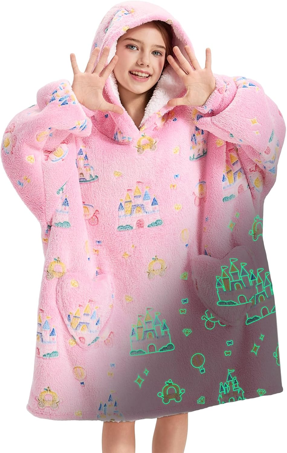 Wearable Blanket Hoodie Oversized Hoodie Christmas Birthday Gifts