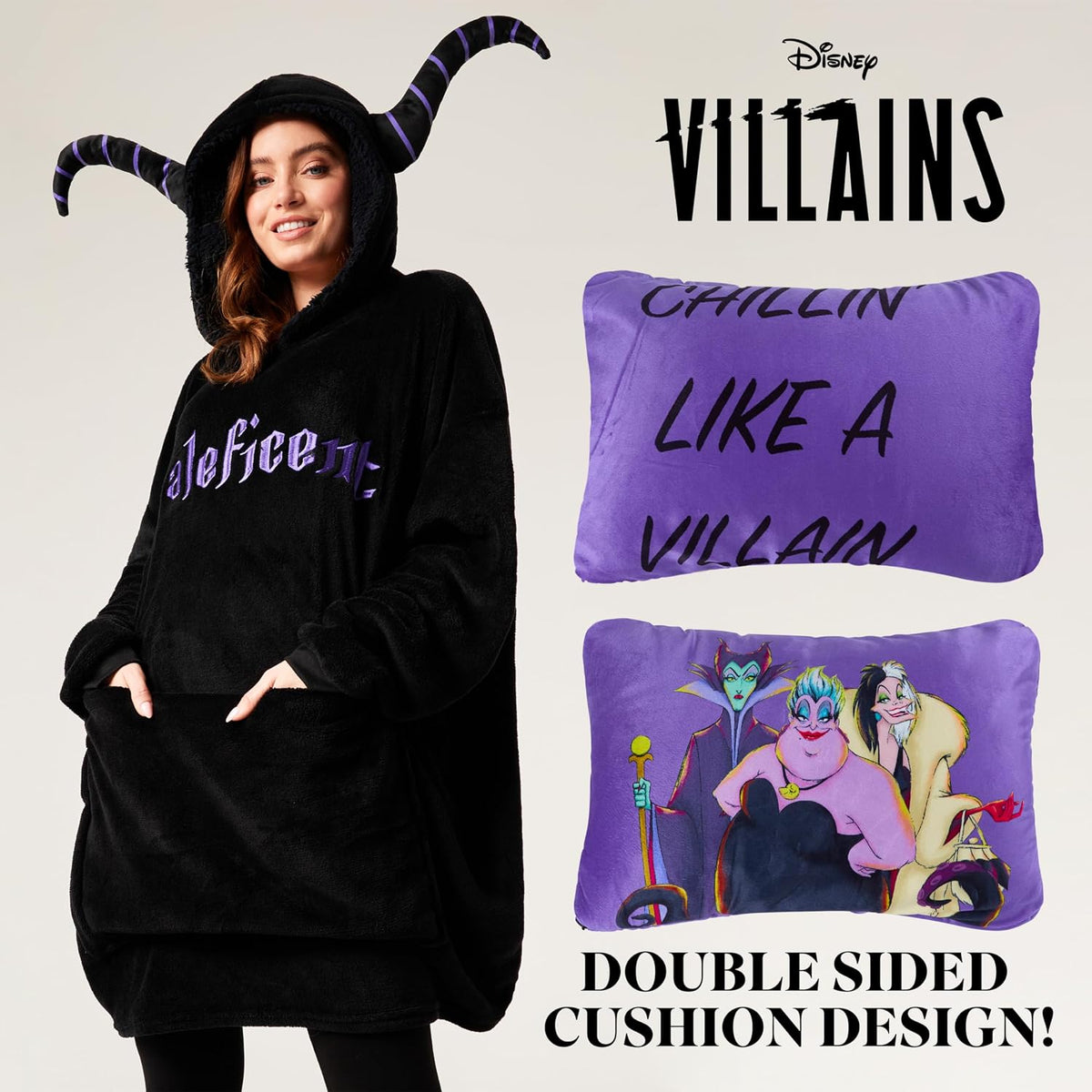 Disney Stitch Blanket Hoodie - Adults 2 in 1 Oversized Fleece Hoodie Baby Yoda Minnie Mouse - Stitch Gifts