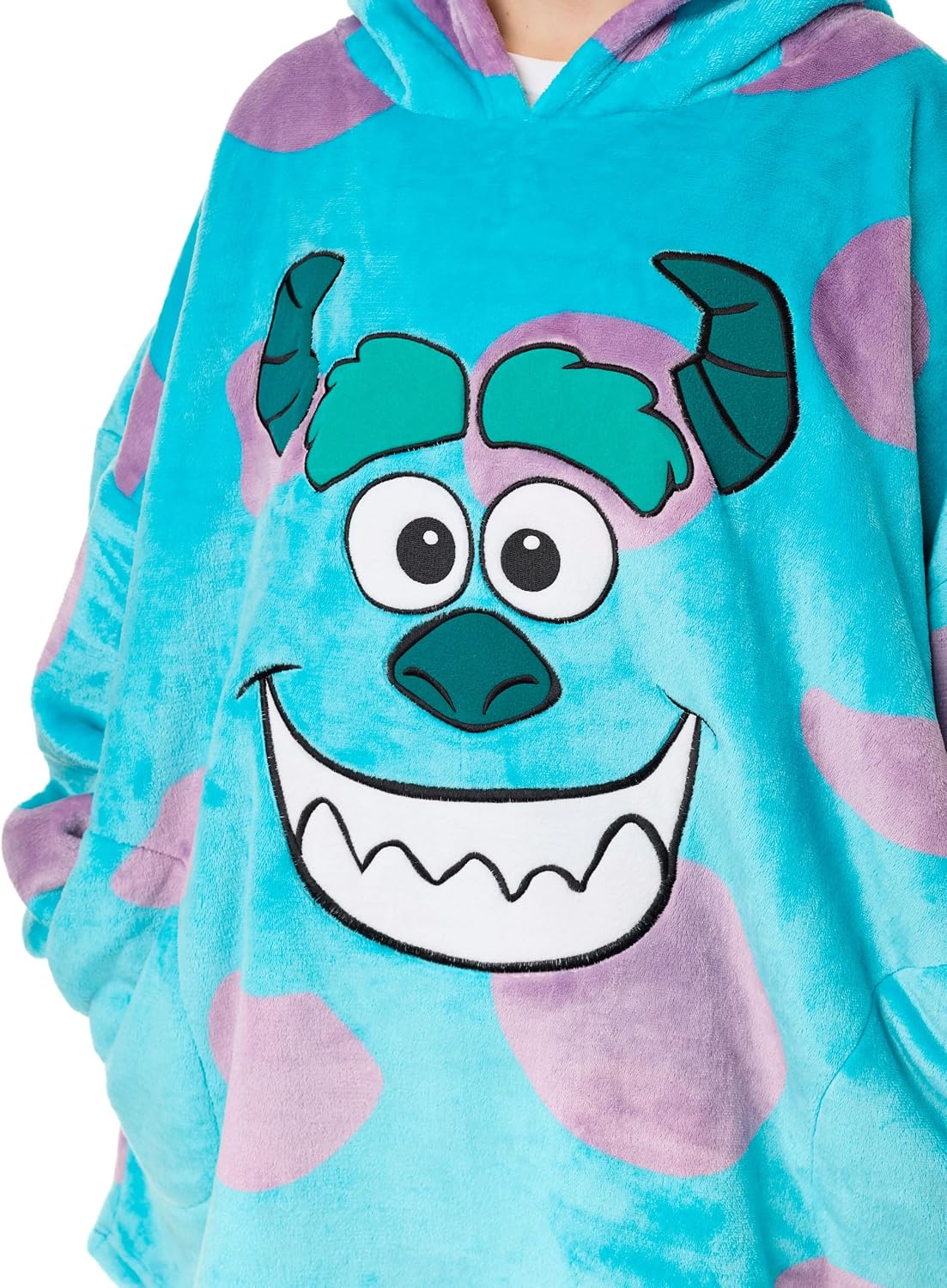 Disney Womens Wearable Blanket Hoodie | Adults Hooded Pullover with Character and All Over Print